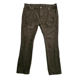 Levi's 511 Slim Stretch Black Jeans Mens Size 42X32